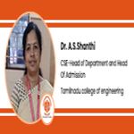 Interview Dr AS Shanthi CSE Head of Department and Head Of Admission at Tamilnadu college of Engineering Coimbatore