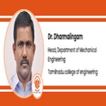 Interview Dr Dharmalingam Head Department of Mechanical Engineering at Tamilnadu College of Engineering Coimbatore