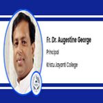 Interview Fr Dr Augestine George Principal at Kristu Jayanti College Bangalore
