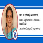 Interview Mrs Dr Sheeja V Francis Dean Augmentation and Professor and Head ECE at Jerusalem College Of Engineering Chennai
